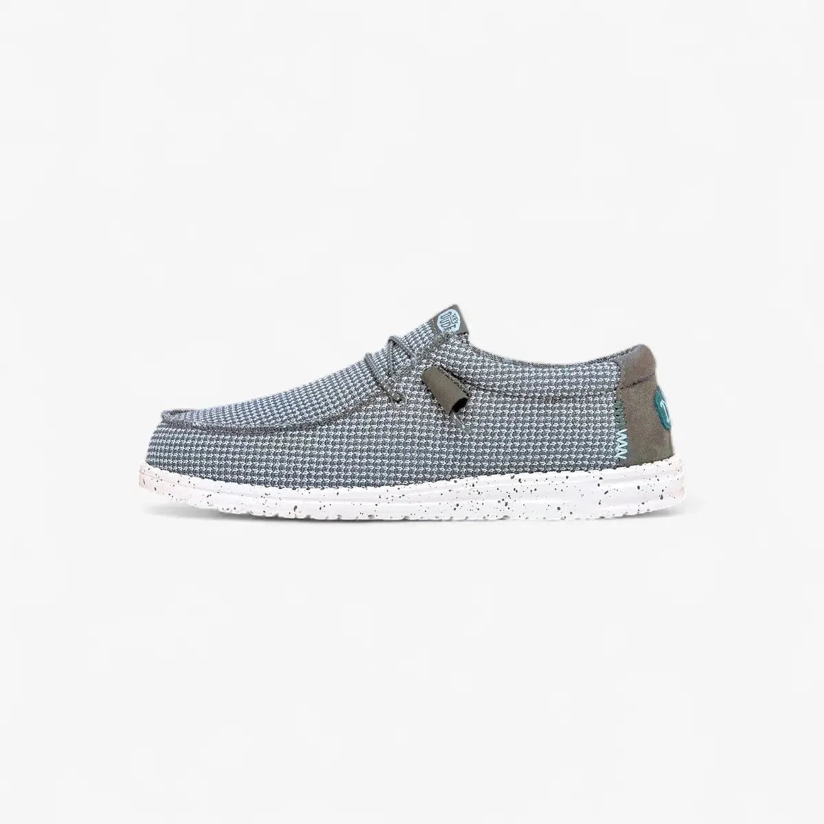 Hey Dude Mens Wally Sport Mesh Grey | Hey Dude