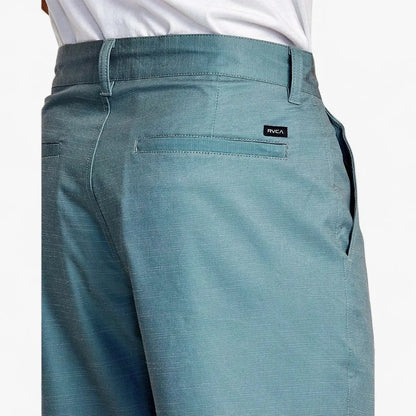Rvca Mens Balance Hybrid Shorts Duck Blue | Rvca