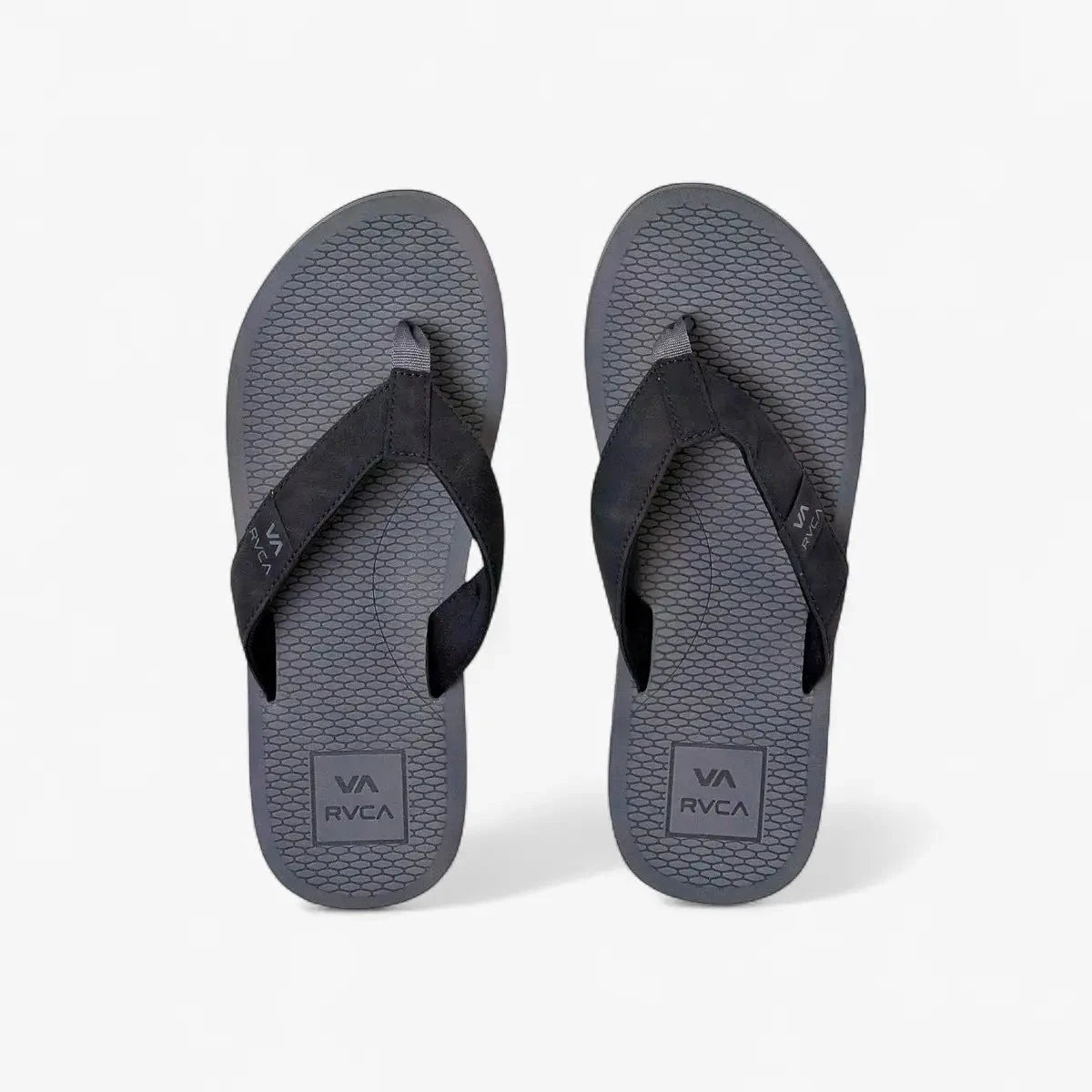 Rvca Mens Sandbar Sandal Charcoal | Rvca