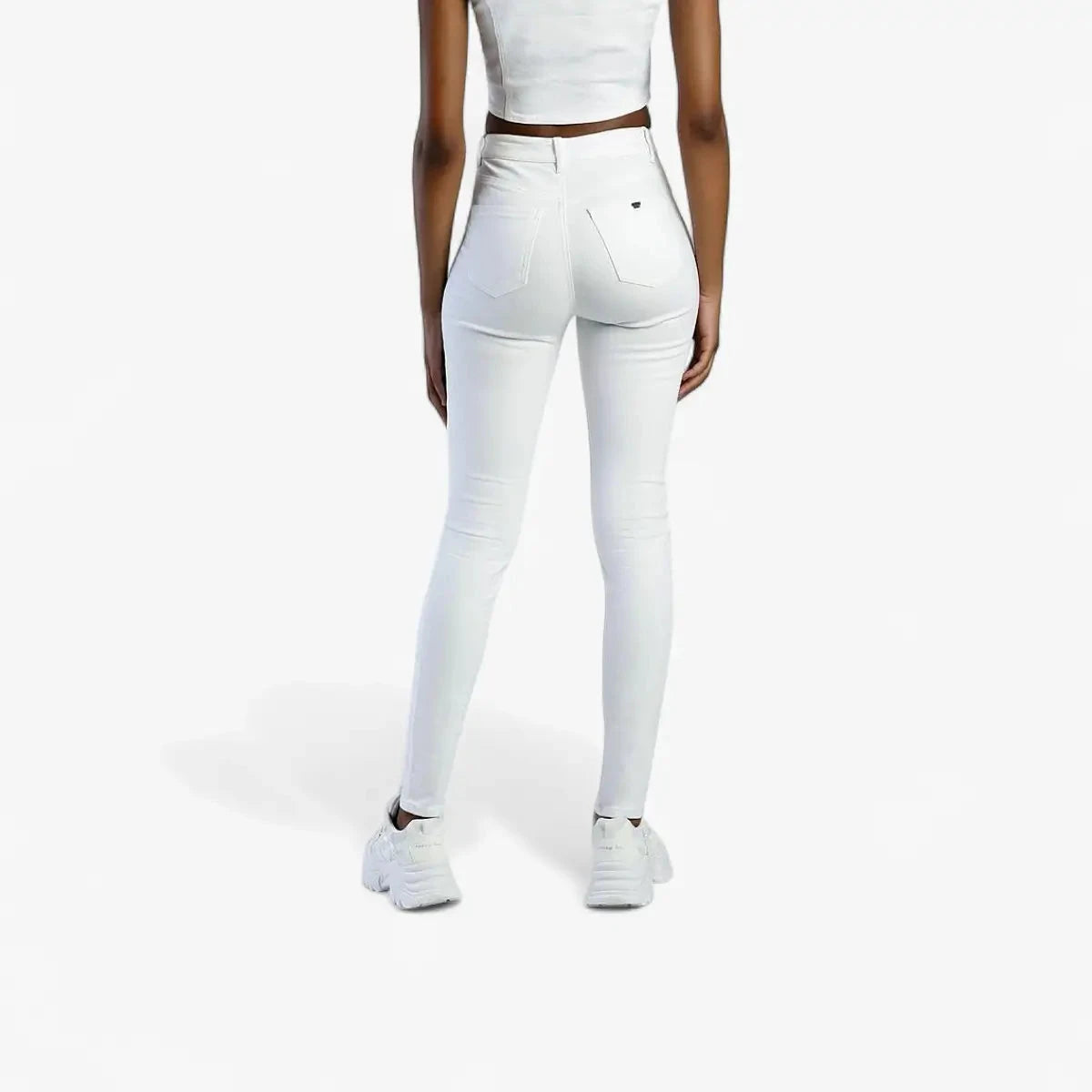 Sissy Boy Womens High Waisted Skinny Jean White | Sissy Boy