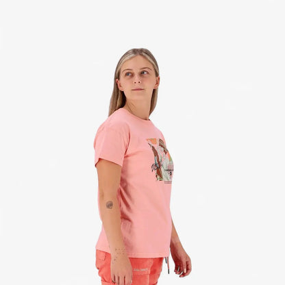 Salomon Womens Freedom Short Sleeve Tee Murex Shell | Salomon