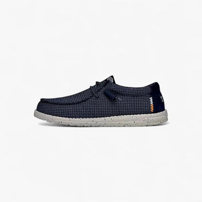 Hey Dude Mens Wally Sport Mesh Navy | Hey Dude