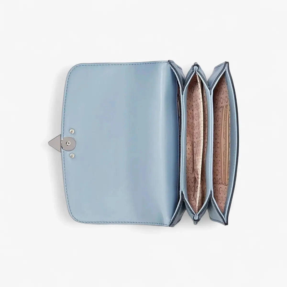 Guess Esmeray Flapover Crossbody Handbag Moonstone Blue | Guess