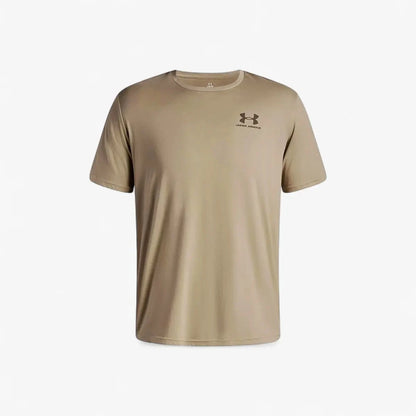 Under Armour Mens Sportstyle Left Chest Short Sleeve Tee 302 Khaki | Under Armour