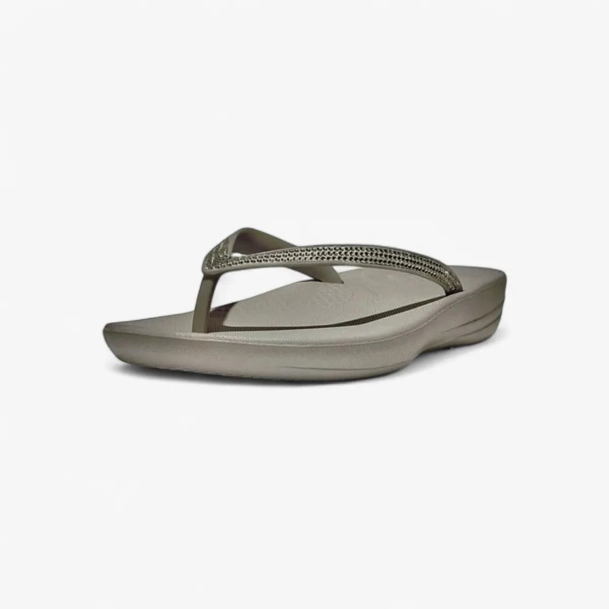 Fit Flop Womens I Qushion Sparkle Sandal Grey | Fit Flop