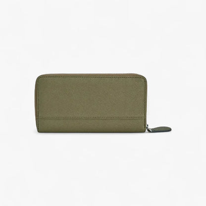 Guess Viviette Slg Medium Zip Around Purse Olive | Guess