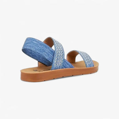 Butterfly Womens Zina 23 Sandal Blue | Butterfly
