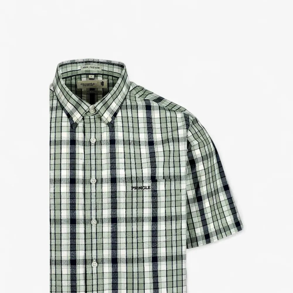Pringle Mens Shirts Jasper Short Sleeve Check C – Brands Megastore Pringle Mens Shirts Jasper Short Sleeve Check C – Brands Megastore