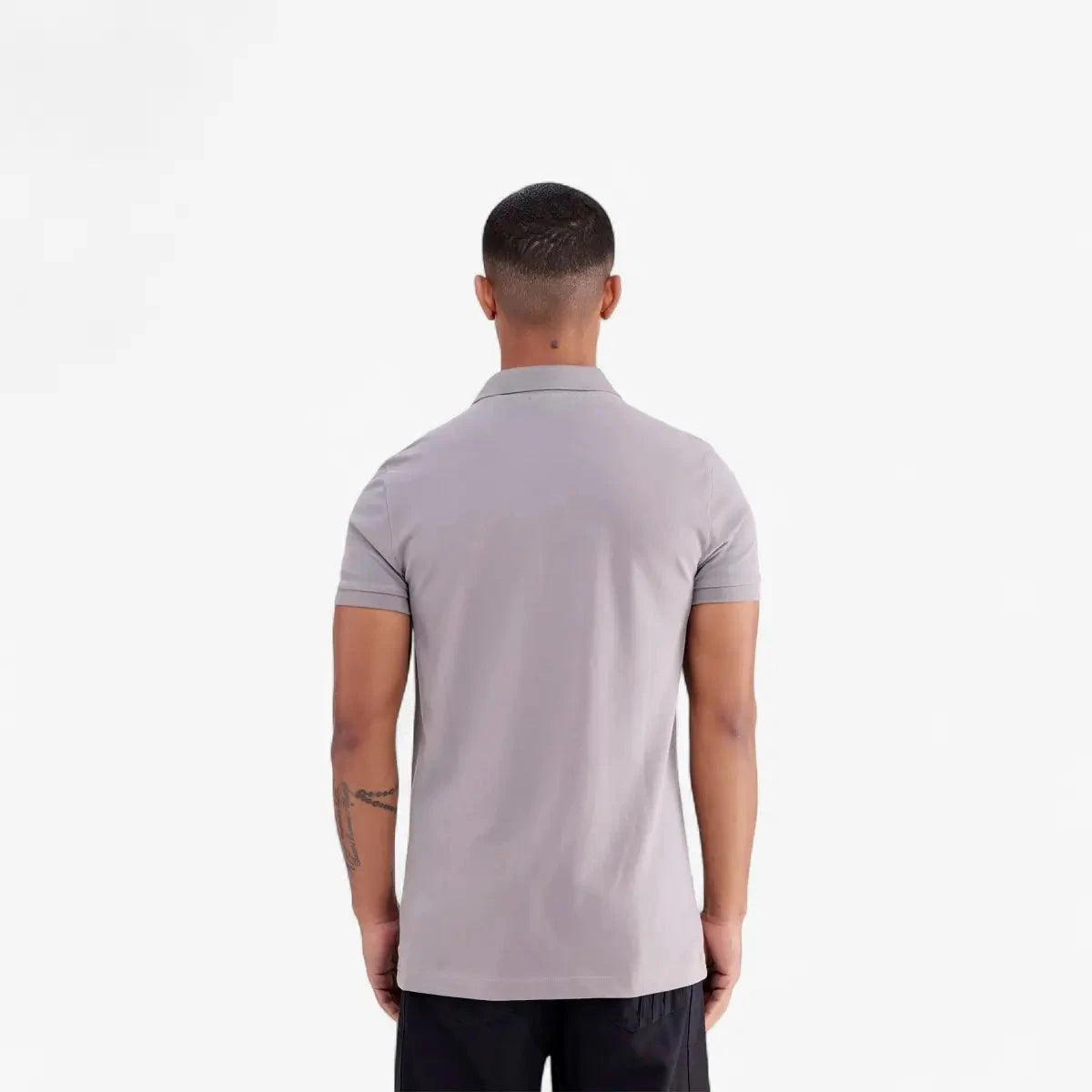 Adidas Mens Trefoil Essentials Polo Tee Grey | Adidas