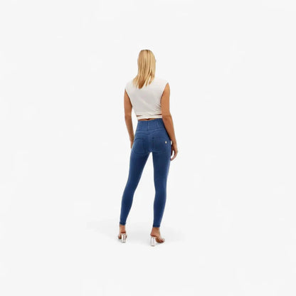Freddy Womens Light Blue Stitch High Waist Long Length Jean | Freddy