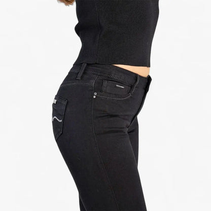 Sissy Boy Mid Waist Basic Skinny Jean Black | Sissy Boy