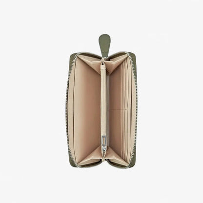 Guess Viviette Slg Medium Zip Around Purse Olive | Guess
