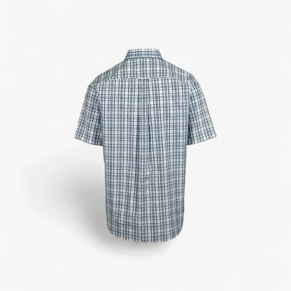 Pringle Mens Aspen Short Sleeve Classic Shirt Blue | Pringle