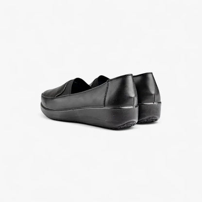 Hush Puppies Womens Marilu Shoe Black Oily Leather | Hush Puppies