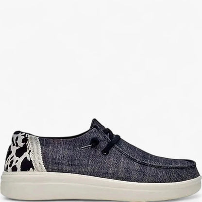 Hey Dude Womens Wendy Rise Animal Black Multi | Hey Dude