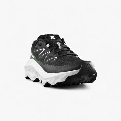 Salomon Womens Ultra Flow 2 Sneaker Black White Agave Green | Salomon