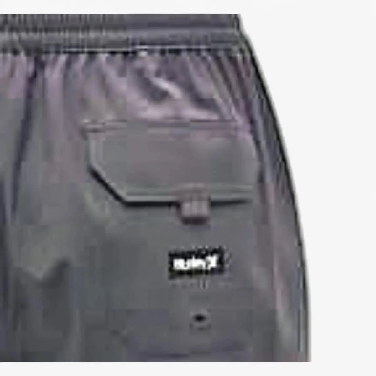 Hurley Mens Icon Elastic 17" Volley Shorts Charcoal | Hurley