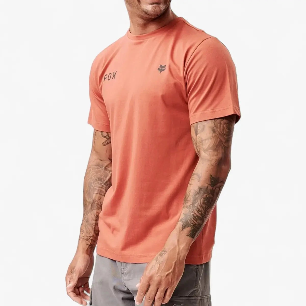 Fox Mens Logomark Short Sleeve Tee Tandoori Spice | Fox
