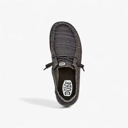 Hey Dude Womens Wendy Stretch Mesh Black | Hey Dude