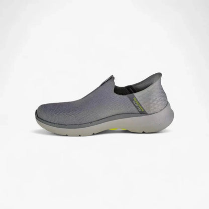 Skechers Mens Go Walk 6 Easy On Shoe Gray | Skechers