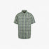 Pringle Mens Jasper Short Sleeve Check Classic Shirt Green | Pringle