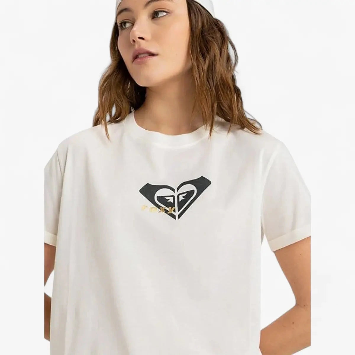 Roxy Womens Oceanregular Corpo Short Sleeve Tee Egret | Roxy