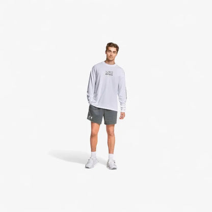 Under Armour Mens Rival Terry 6" Shorts 025 Grey | Under Armour