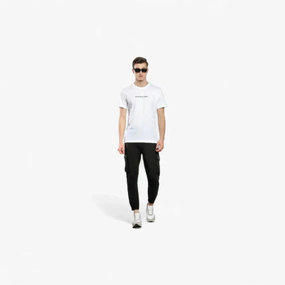 Calvin Klein Mens Mirrored Ck Logo Tee White | Calvin Klein