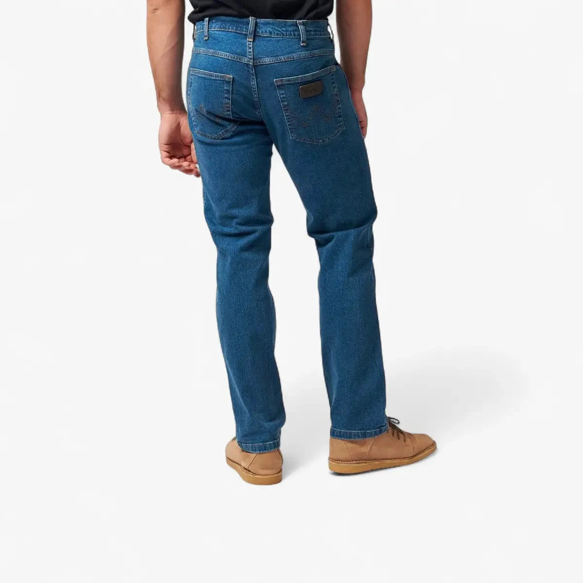 Wrangler Mens Texas Stretch Jean Worn Indigo Wash | Wrangler