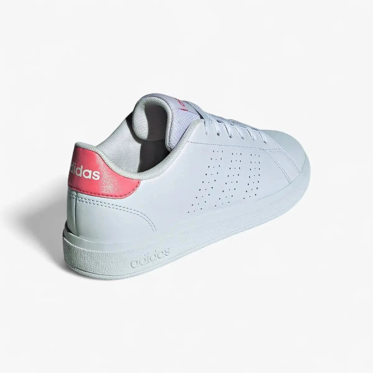 Adidas Girls Advantage Base 2.0 J Sneaker White Pink | Adidas