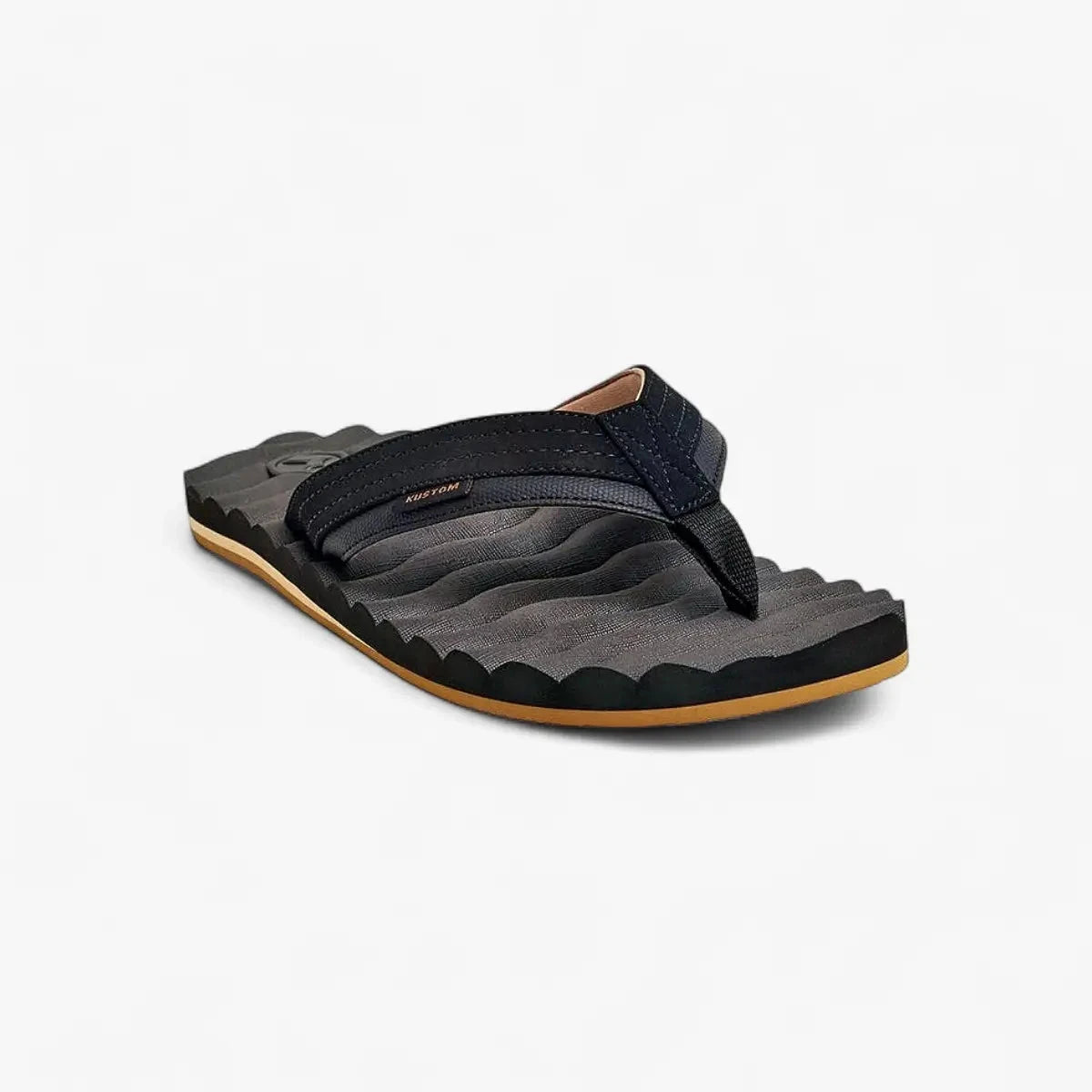 Kustom Mens Hummer Sandal Black Tan | Kustom