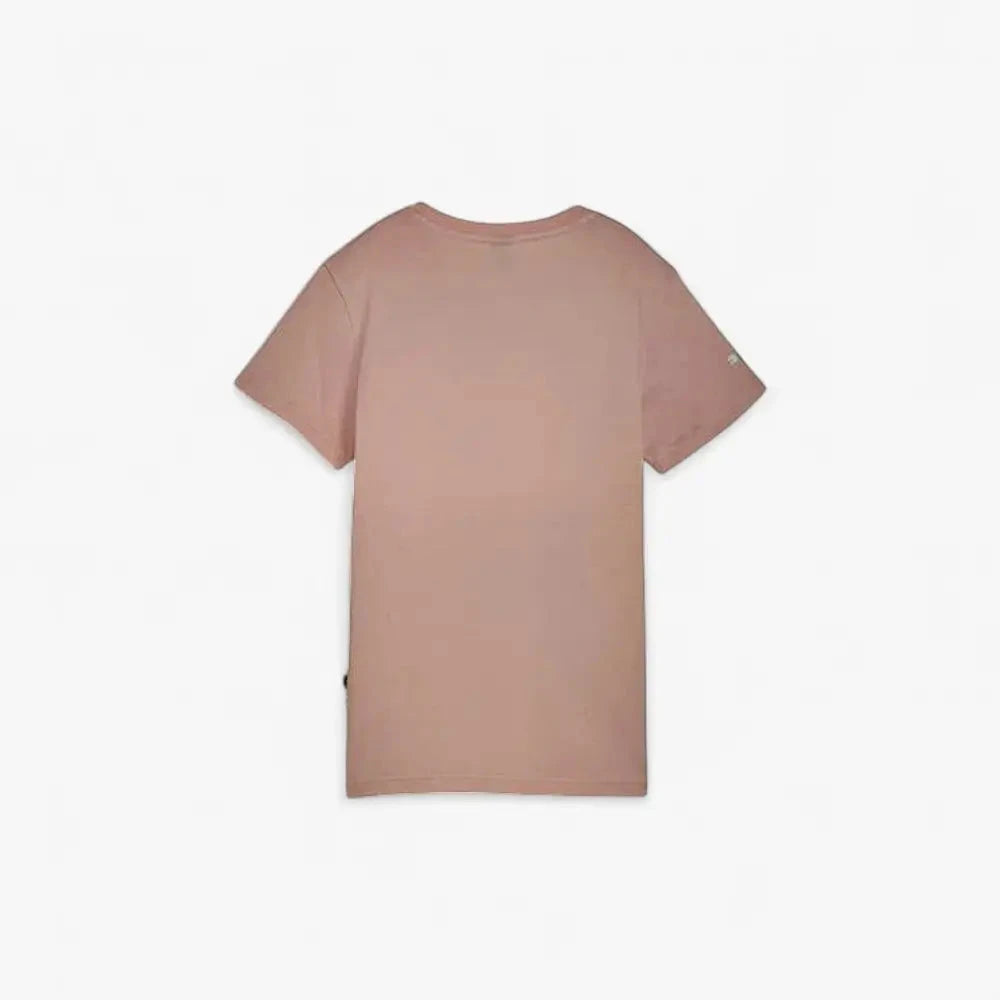 Puma Womens Ferrari Sportswear Tonal Shield Short Sleeve Tee Pale Mauve | Puma