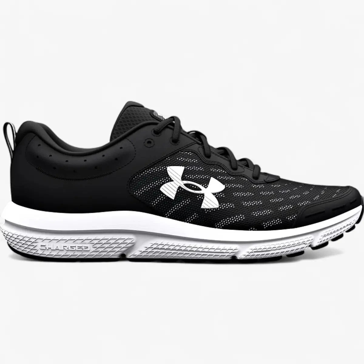 Under Armour Mens Charged Assert 10 Sneaker Trainer 001 Black | Under Armnour
