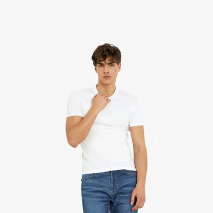 Guess Mens Aidy Short Sleeve Tee White | Guess