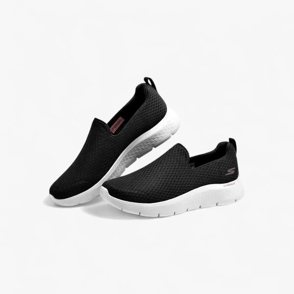 Skechers Mens Go Walk Flex Shoeblack Red | Skechers