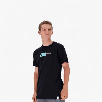 Salomon Mens Hidden Ii Short Sleeve Tee Black | Salomon