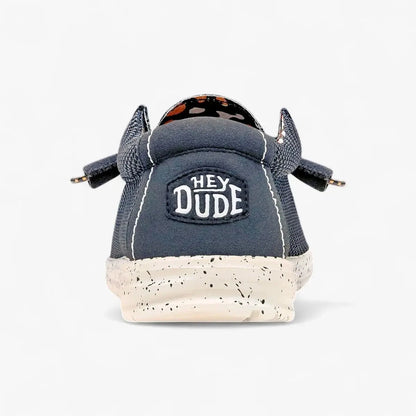 Hey Dude Mens Wally Sox Stitch Black Multi | Hey Dude