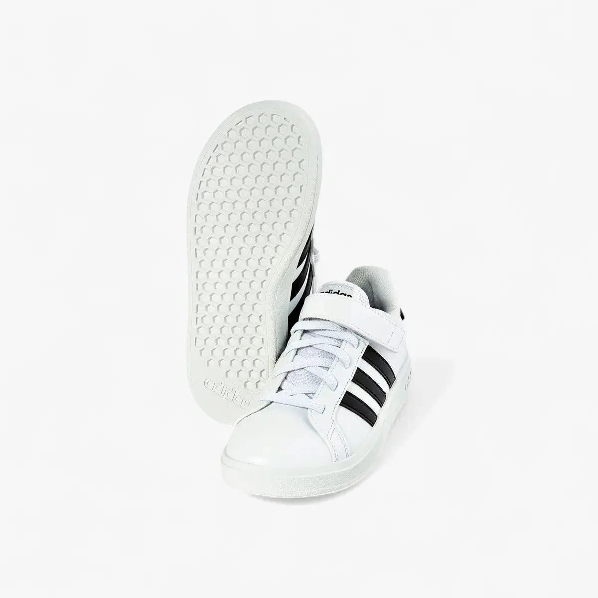 Adidas Kids Grand Court 2.0 El Sneaker White Black | Adidas