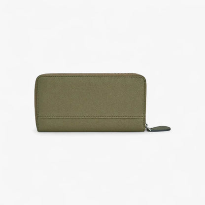 Guess Viviette Slg Medium Zip Around Purse Olive | Guess