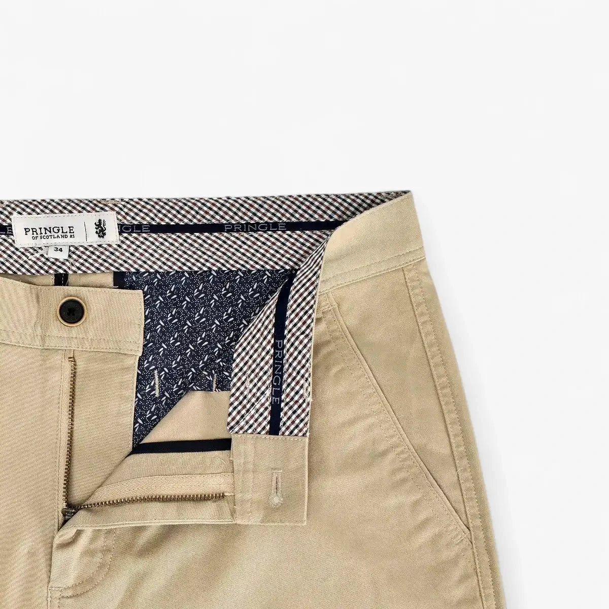 Pringle Mens Parker Chino Shorts Camel | Pringle