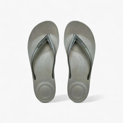 Fit Flop I Qushion Silver Sandal | Fit Flop