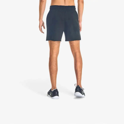 Under Armour Mens Rival Terry 6" Shorts 001 Black | Under Armour