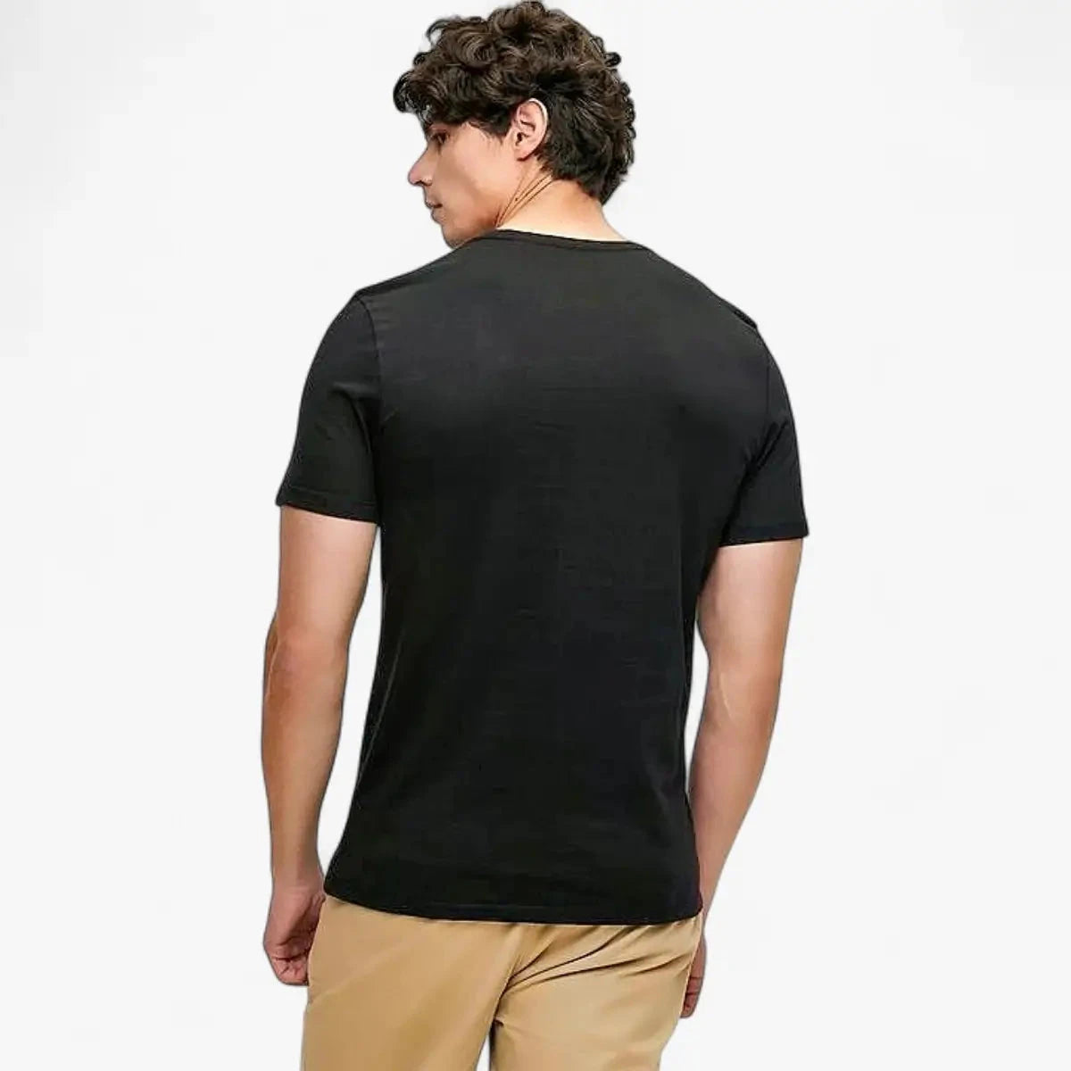 Pringle Mens Hugo All Over Argyle Short Sleeve Tee Black | Pringle