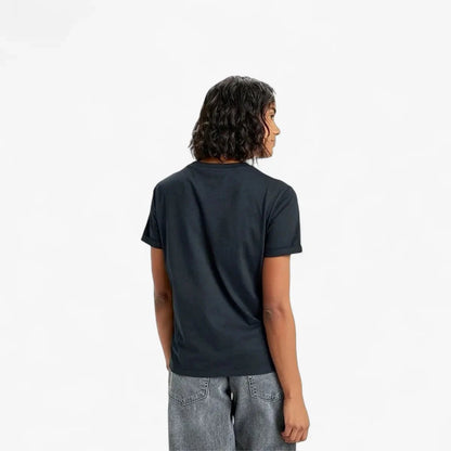 Roxy Womens Ocean Regular Corpo Short Sleeve Tee Anthracite | Roxy