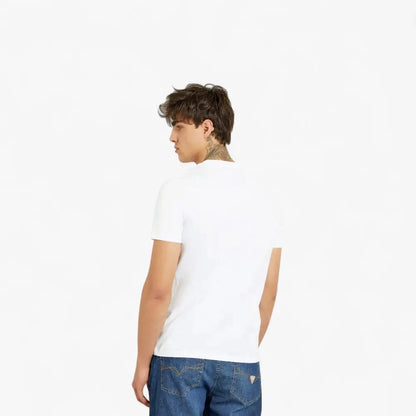 Guess Mens Aidy Short Sleeve Tee White | Guess