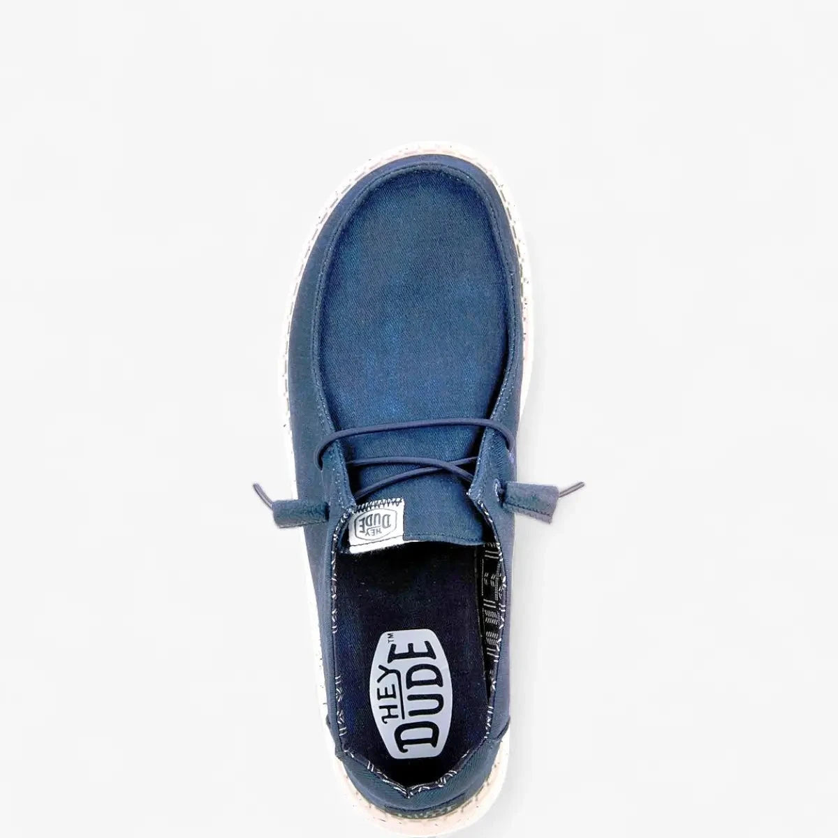 Hey Dude Womens Wendy Stretch Canvas Navy | Hey Dude