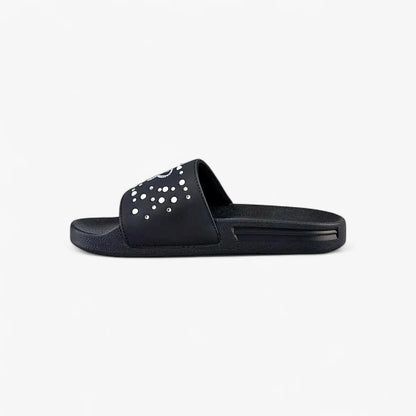 Sissy Boy Slide With Pearl Diamante Black | Sissy Boy