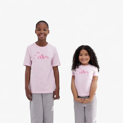 Adidas Girls Anime Tee Cl Pink | Adidas