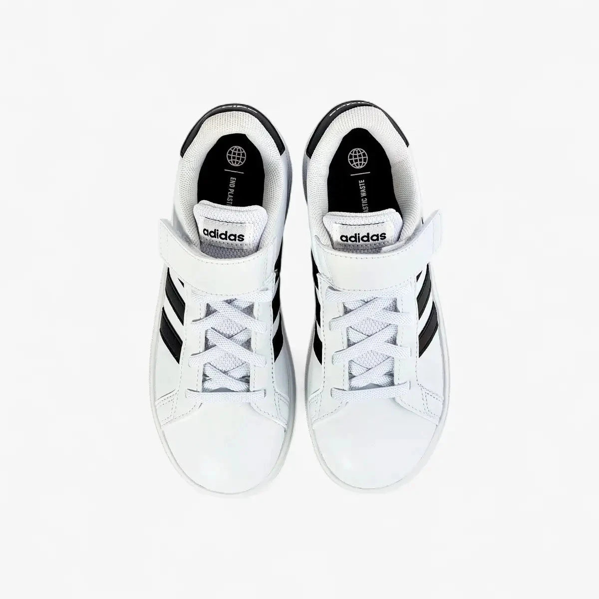Adidas Kids Grand Court 2.0 El Sneaker White Black | Adidas