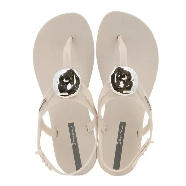 Ipanema Womens Class Daring Sandal Beige Silver